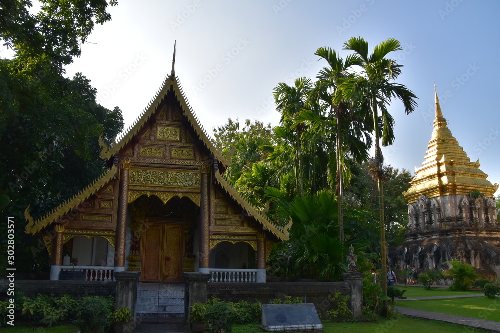 The view of Chiang Mai in Thailand