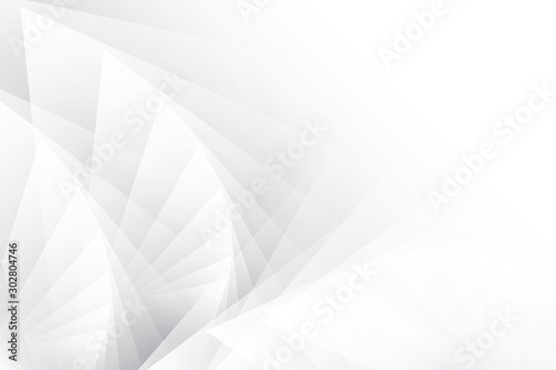 Abstract geometric white and gray color background. Vector, illustration.