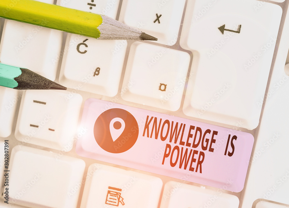 Word writing text Knowledge Is Power. Business photo showcasing skills acquired through experience and education Word writing text Knowledge Is Power. Business photo showcasing skills acquired through experience and education
