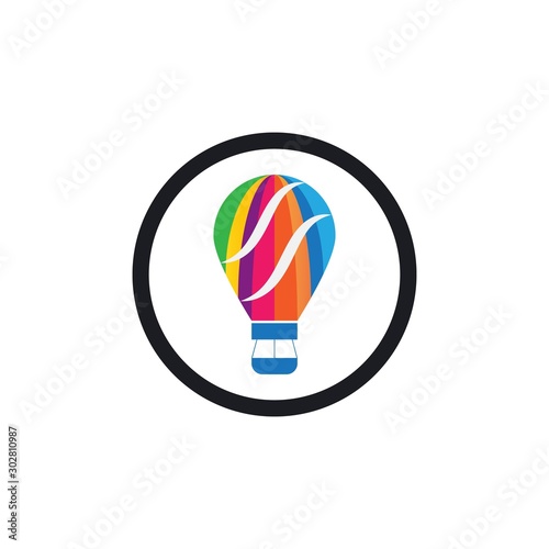 air balloon logo
