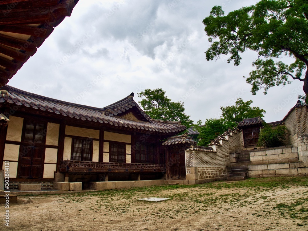 한국의 한옥 대문, 나무 문 