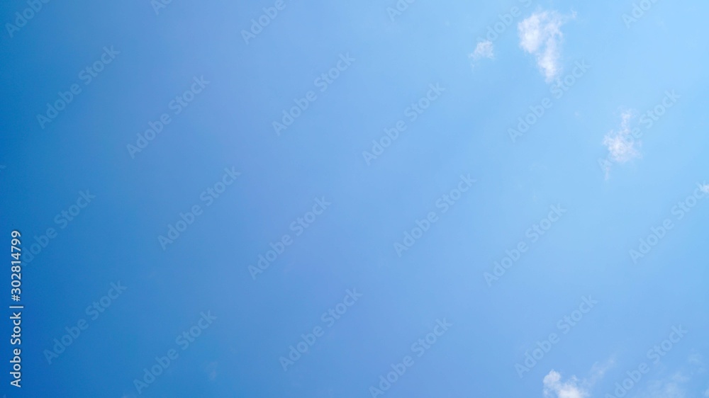 White cloud and blue sky background with copy space White cloud and blue sky background with copy space