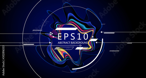Irregular shape consisting of an abstract background.