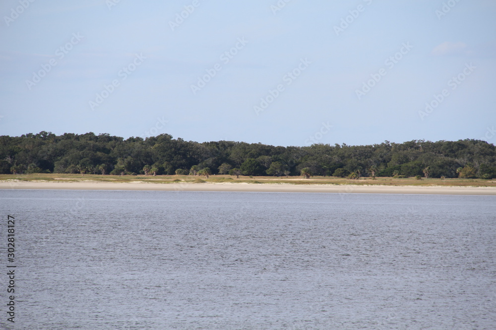 Bay between Georgia and Florida, Cumberland Island