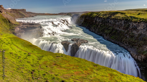 Gullfoss is one of Iceland   s most iconic and beloved waterfalls and is also a popular stop on the Golden Circle in the South West of Iceland.