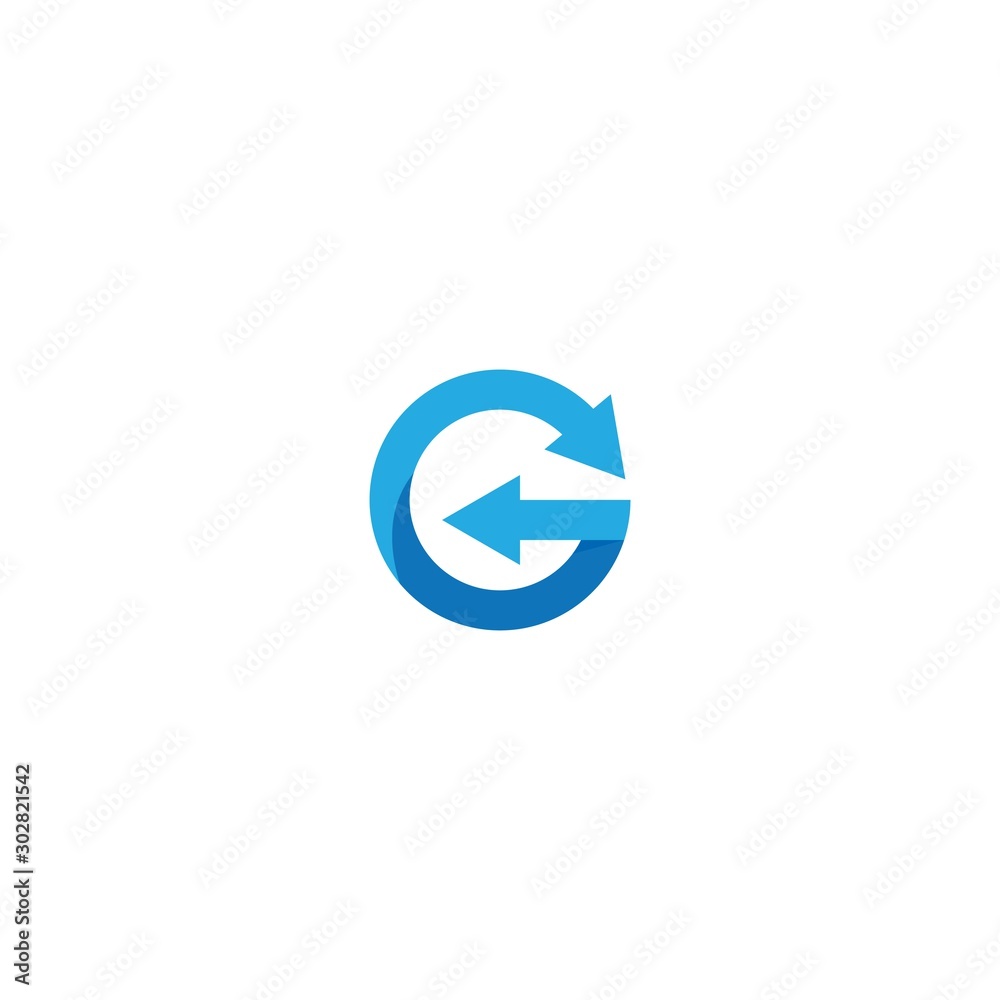 Arrows vector illustration icon logo template design Arrows vector illustration icon logo template design