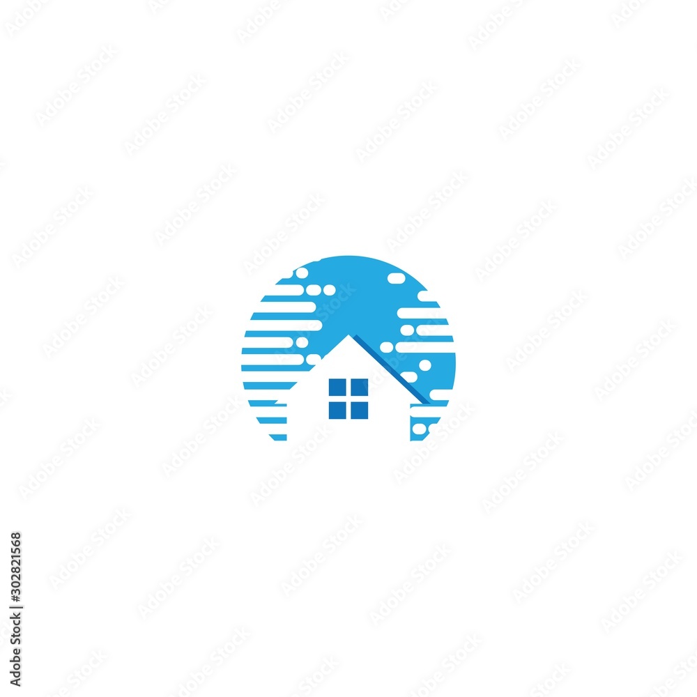 House logo template vector icon design