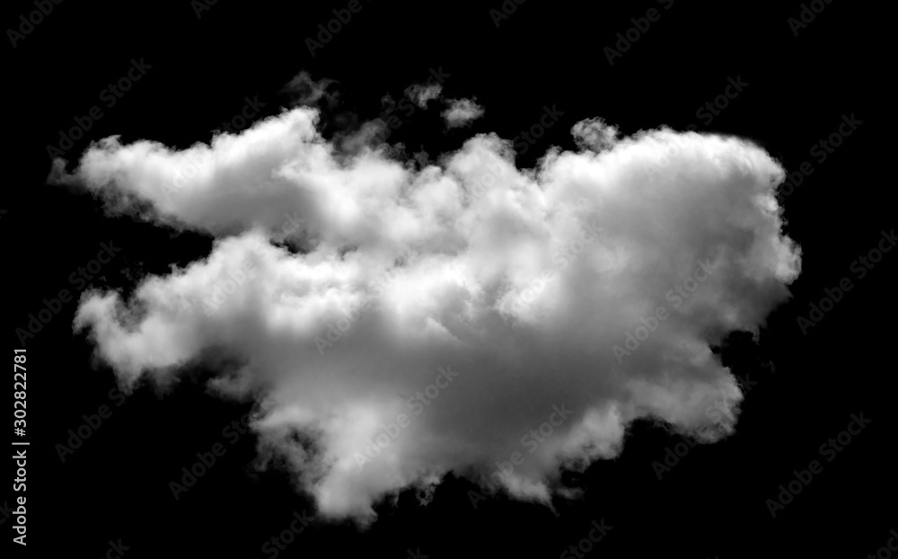 Textured Smoke ,Abstract white cloud isolated on black background ,brush effect Textured Smoke ,Abstract white cloud isolated on black background ,brush effect
