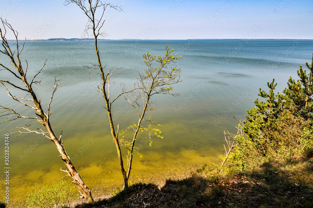 Großer Jasmunder Bodden, Lietzow, Insel Rügen Großer Jasmunder Bodden, Lietzow, Insel Rügen