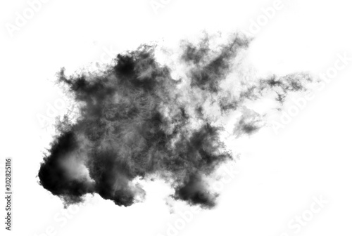 white cloud Isolated on white background,Smoke Textured,brush effect © sirawut