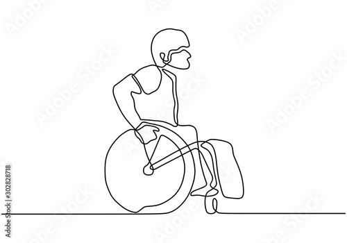 Patient with wheelchair one...
