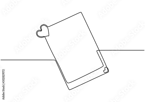 Paper with love. Continuous...