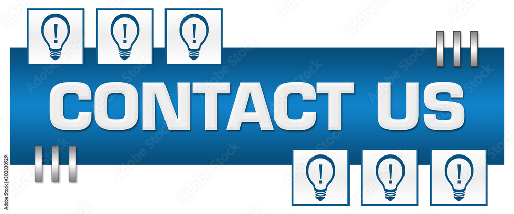 Contact Us Blue Squares Box Bulbs Contact Us Blue Squares Box Bulbs