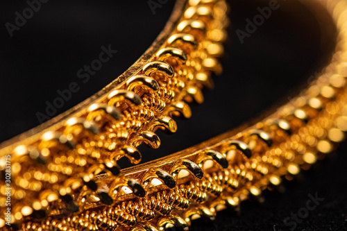 Gold bangles / wedding bangles / Traditional gold bangles - Indian tradition 