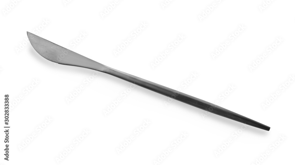 Clean knife on white background Clean knife on white background