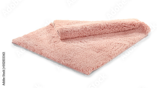 Soft carpet on white background
