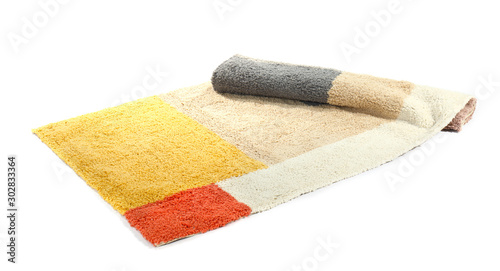 Fotografie Soft carpet on white background