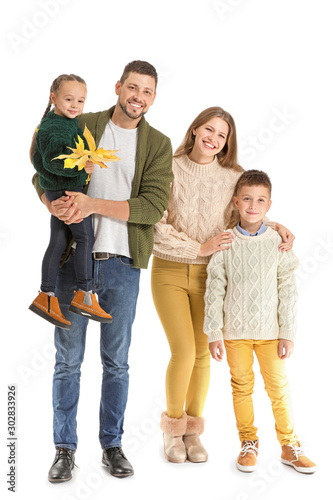 Portrait of happy family wi...