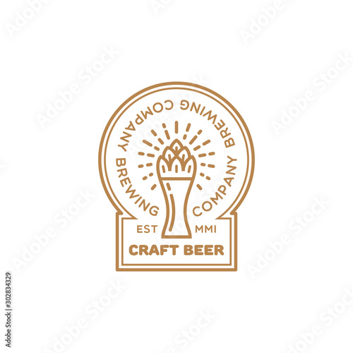 Craft beer logo