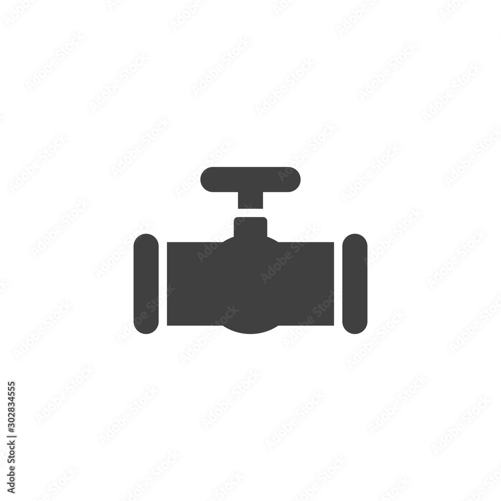 Gas pipe vector icon. filled flat sign for mobile concept and web design. Pipe and valve glyph icon. Symbol, logo illustration. Vector graphics Gas pipe vector icon. filled flat sign for mobile concept and web design. Pipe and valve glyph icon. Symbol, logo illustration. Vector graphics