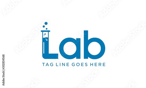 Lab science technology logo designs