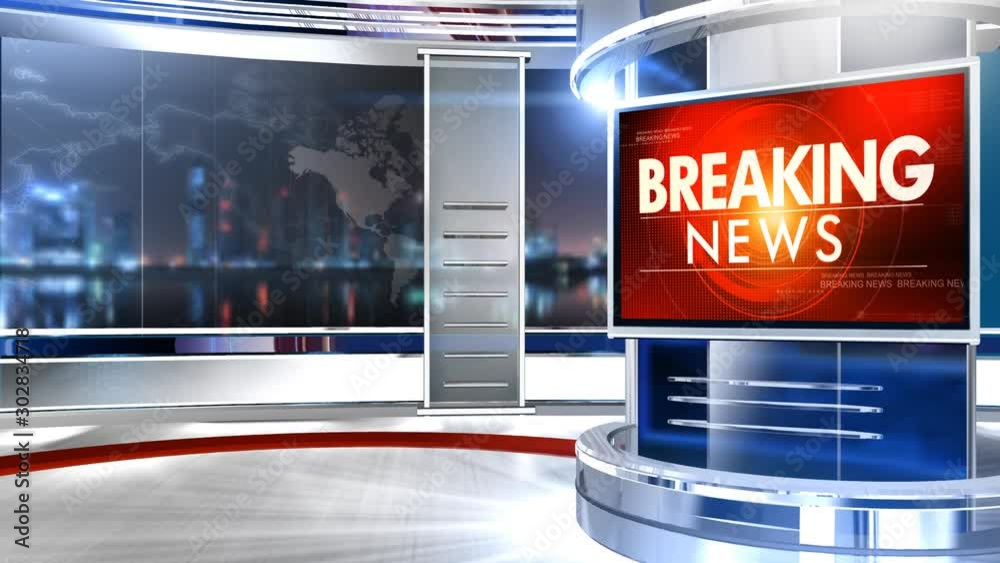 3D rendering background is perfect for any type of news or information presentation. The background features a stylish and clean layout 