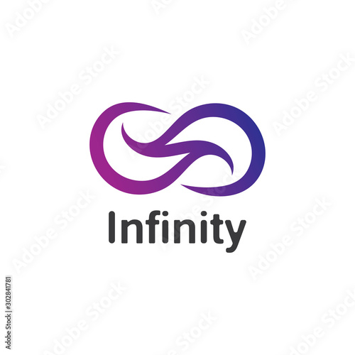 Free Download Infinity logo design inspiration vector illustration template icon - GFXLoad