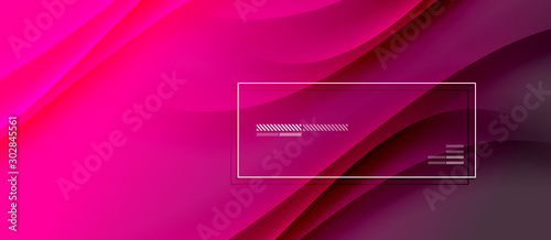 Trendy simple fluid color gradient abstract background with dynamic wave shadow line effect. Vector Illustration For Wallpaper, Banner, Background, Card, Book Illustration, landing page