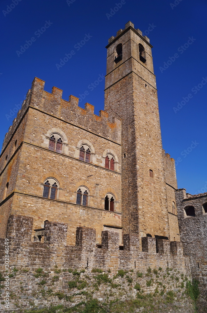 Conti Guidi castle, Poppi, Tuscany, Italy