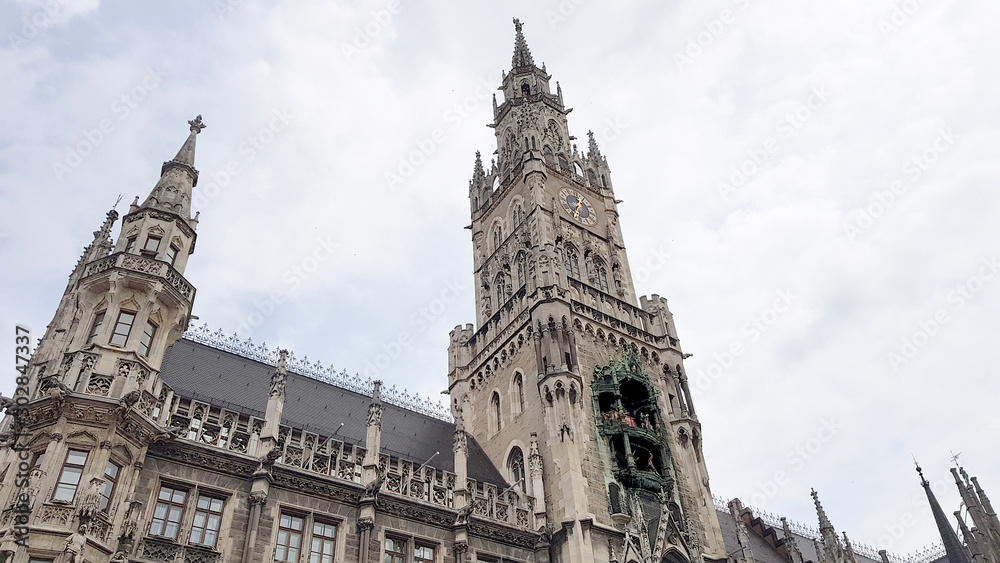 Marienplatz in the center of Munique, Germany Marienplatz in the center of Munique, Germany