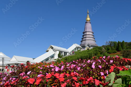 Phra Mahathat Napha Methanidon and Phra Mahathat Naphaphon Phumisiri. photo