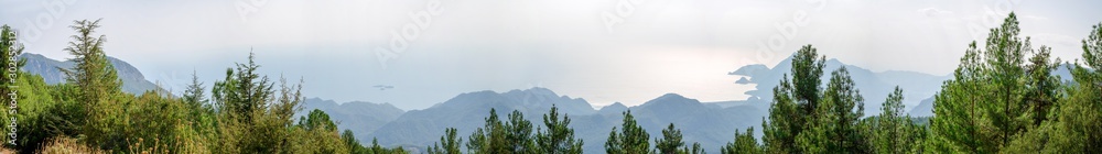 Panorama of Taurus Mountains near Kemer