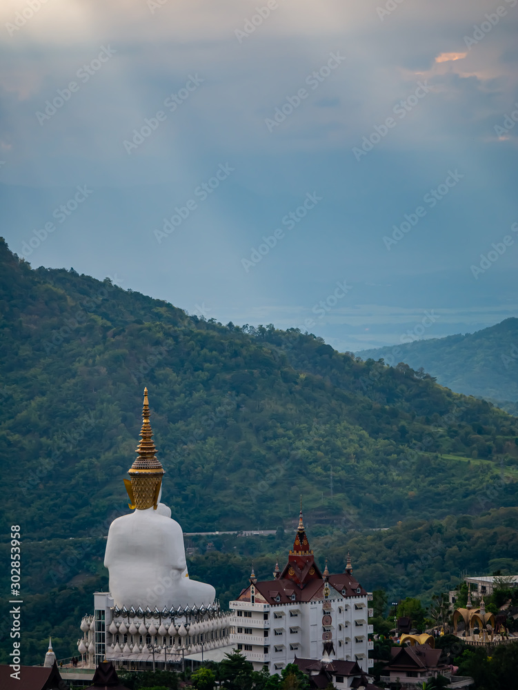Wonderful view around of the Wat Phra That Pha Son Kaew Phetchabun ,Thailand. 
