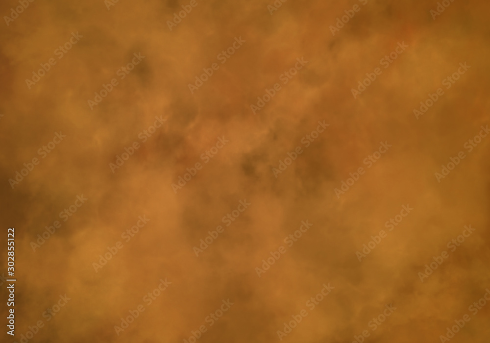 Fondo de textura humeantes de niebla de color naranja. - obrazy, fototapety, plakaty 