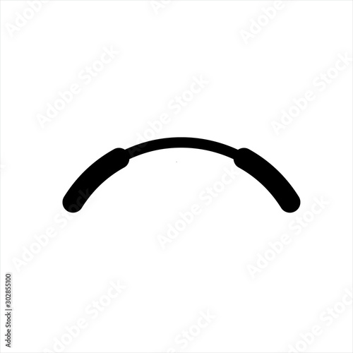 exercise curved - Vector icon exercise curved Icon Vector