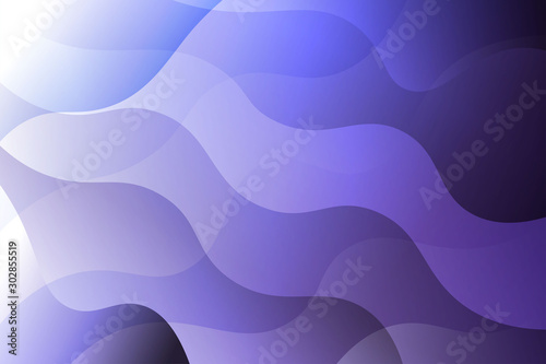 Wave background. Abstract geometric pattern. Vector illustration. Blue color