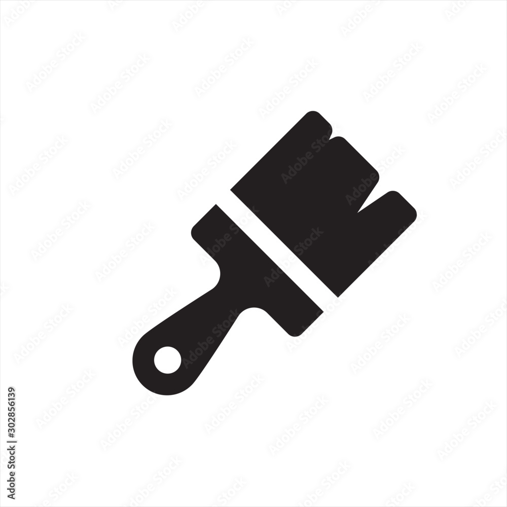 Paint brush icon in trendy flat style isolated on background. Paint brush icon page symbol for your web site design Paint brush icon logo, app, UI. Paint brush icon Vector illustration, EPS10. Paint brush icon in trendy flat style isolated on background. Paint brush icon page symbol for your web site design Paint brush icon logo, app, UI. Paint brush icon Vector illustration, EPS10.