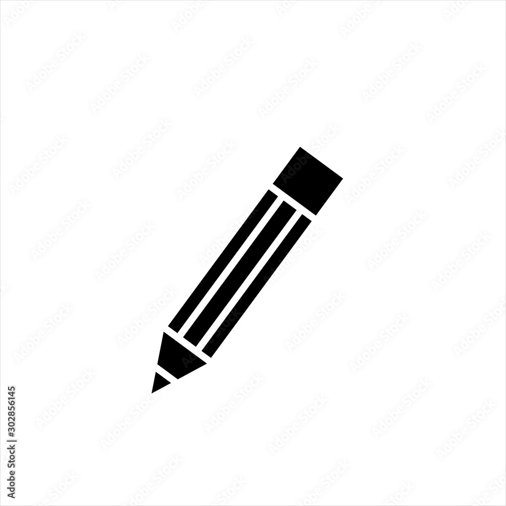 Pencil icon in trendy flat style isolated on background. Pencil icon page symbol for your web site design Pencil icon logo, app, UI. Pencil icon Vector illustration, EPS10. Pencil icon in trendy flat style isolated on background. Pencil icon page symbol for your web site design Pencil icon logo, app, UI. Pencil icon Vector illustration, EPS10.