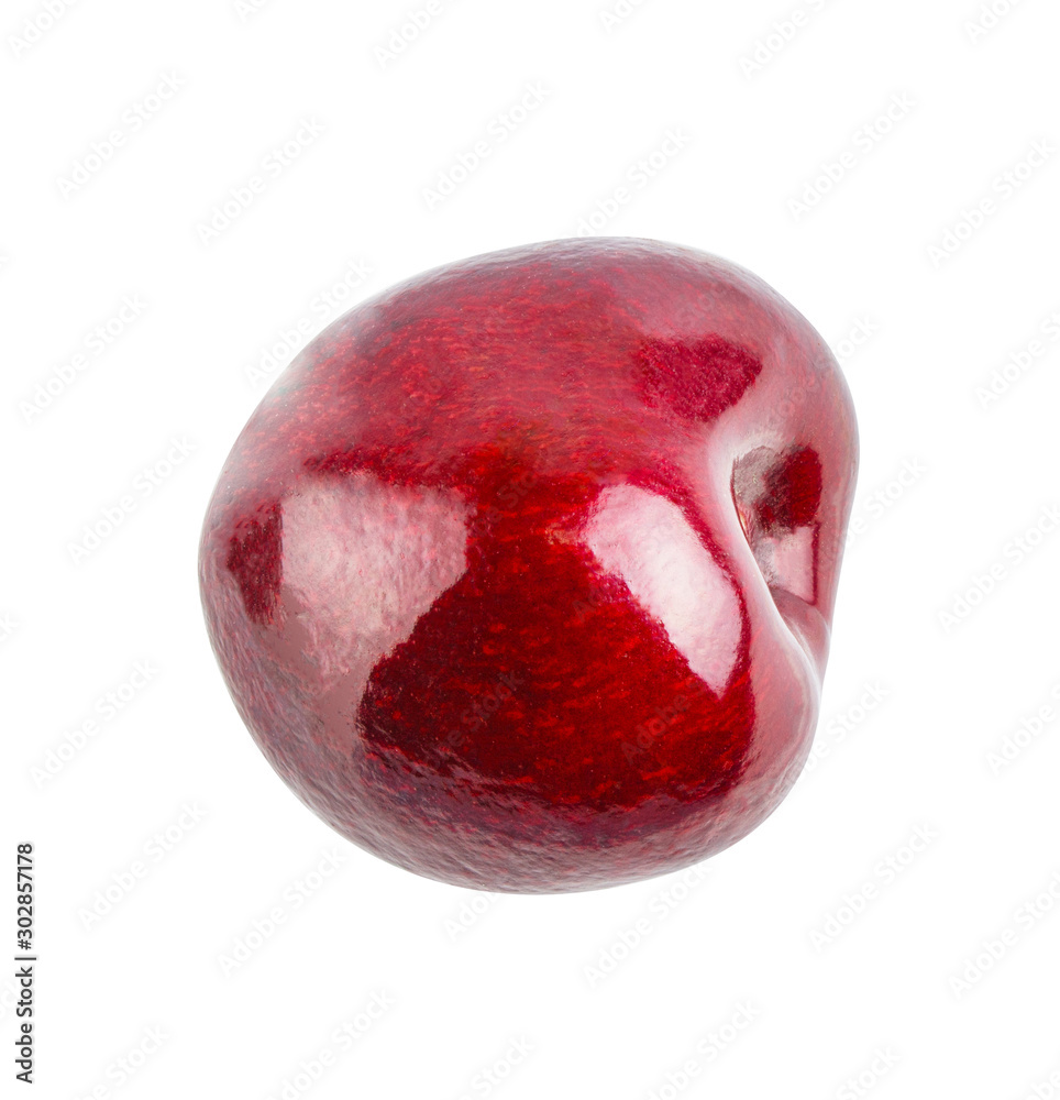 Fototapeta premium Cherry isolated on white background with clipping path