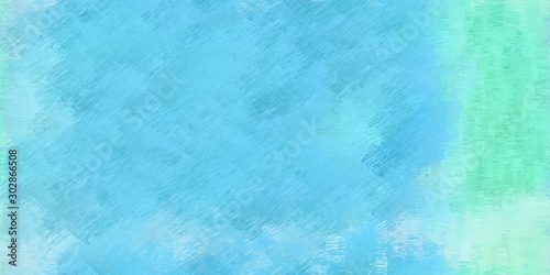 seamless pattern design. grunge abstract background with sky blue, pale turquoise and aqua marine color. can be used as wallpaper, texture or fabric fashion printing