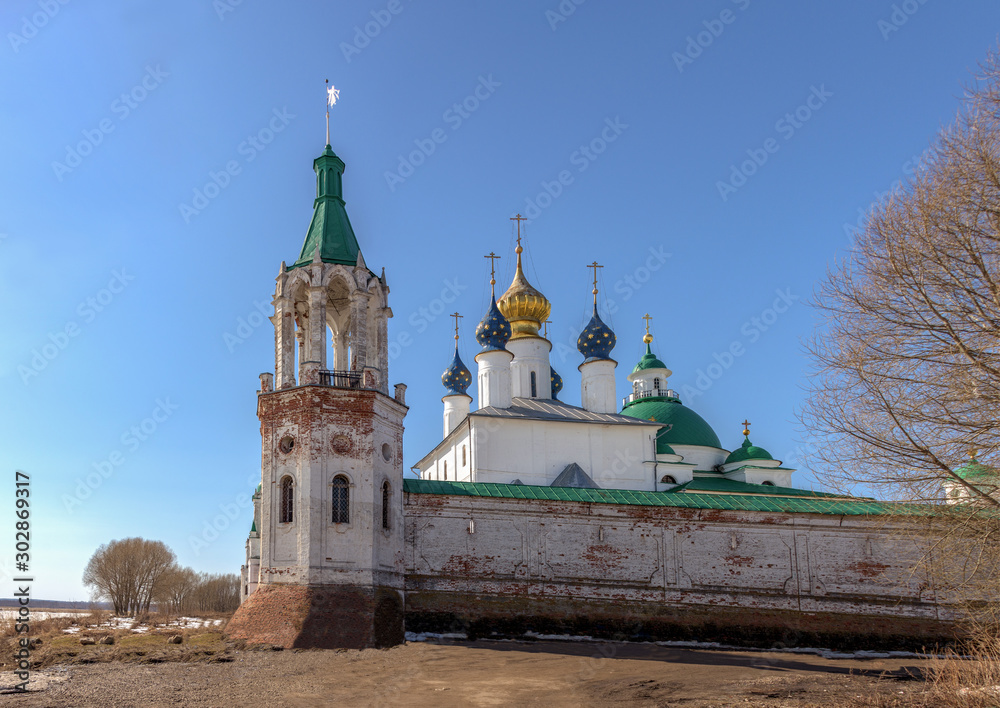 Spaso-Yakovlevsky Dimitriev Monastery. Rostov town of Russia. Golden ring of Russia	