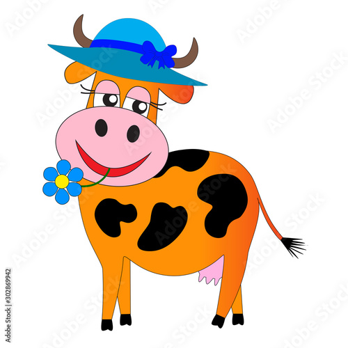 Sweet and kind cow.