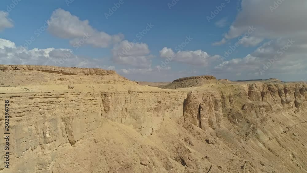 Aerial view of the Negev Desert cliffs in south Israel Aerial view of the Negev Desert cliffs in south Israel
