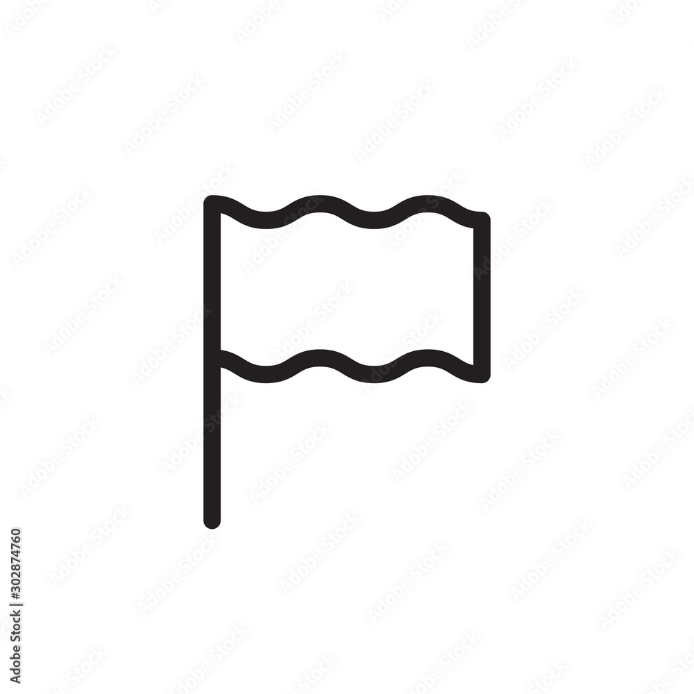 flat line flag icon. Logo element illustration. flag design. vector eps 10 . flag concept. Can be used in web and mobile . flat line flag icon. Logo element illustration. flag design. vector eps 10 . flag concept. Can be used in web and mobile .