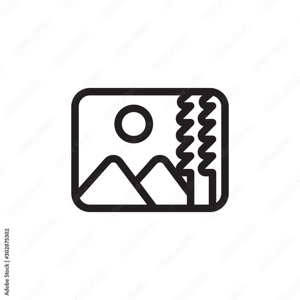 flat line picture icon. Logo element illustration. picture design. vector eps 10 . picture concept. Can be used in web and mobile . flat line picture icon. Logo element illustration. picture design. vector eps 10 . picture concept. Can be used in web and mobile .