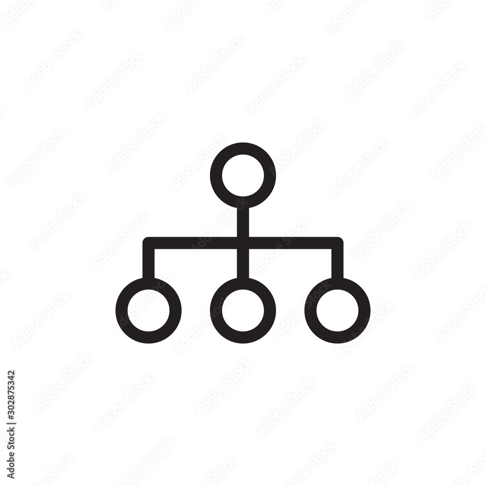 flat line hierarchy icon. Logo element illustration. hierarchy design. vector eps 10 . hierarchy concept. Can be used in web and mobile . thickness can be adjusted flat line hierarchy icon. Logo element illustration. hierarchy design. vector eps 10 . hierarchy concept. Can be used in web and mobile . thickness can be adjusted