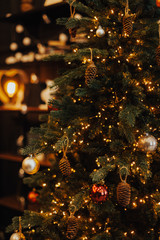 christmas tree with lights