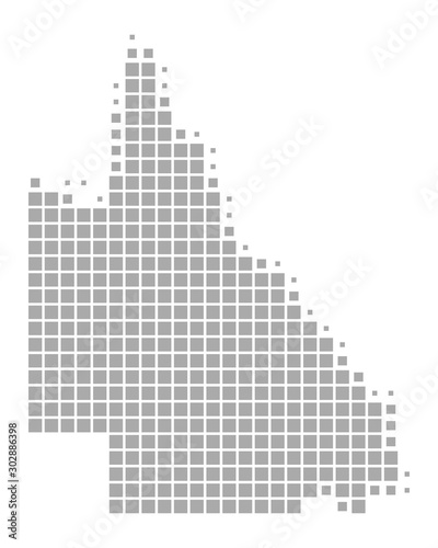 Karte von Queensland