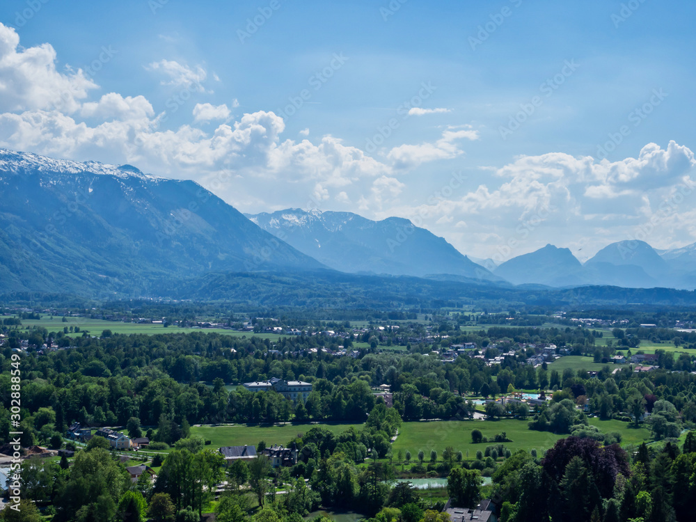 Salzburg - view of the city from the castle Salzburg - view of the city from the castle