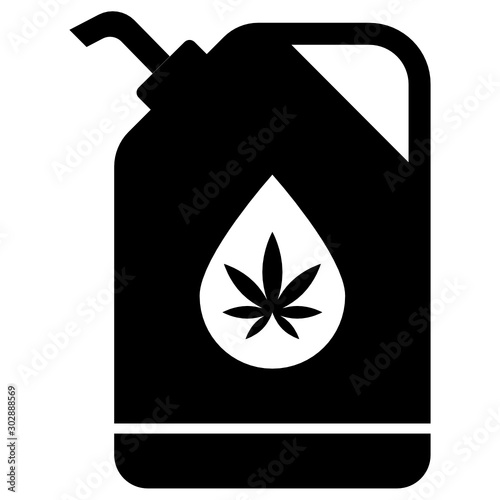 Cannabidiol Vector cbd oil Icon Design